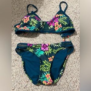 Printed bikini set